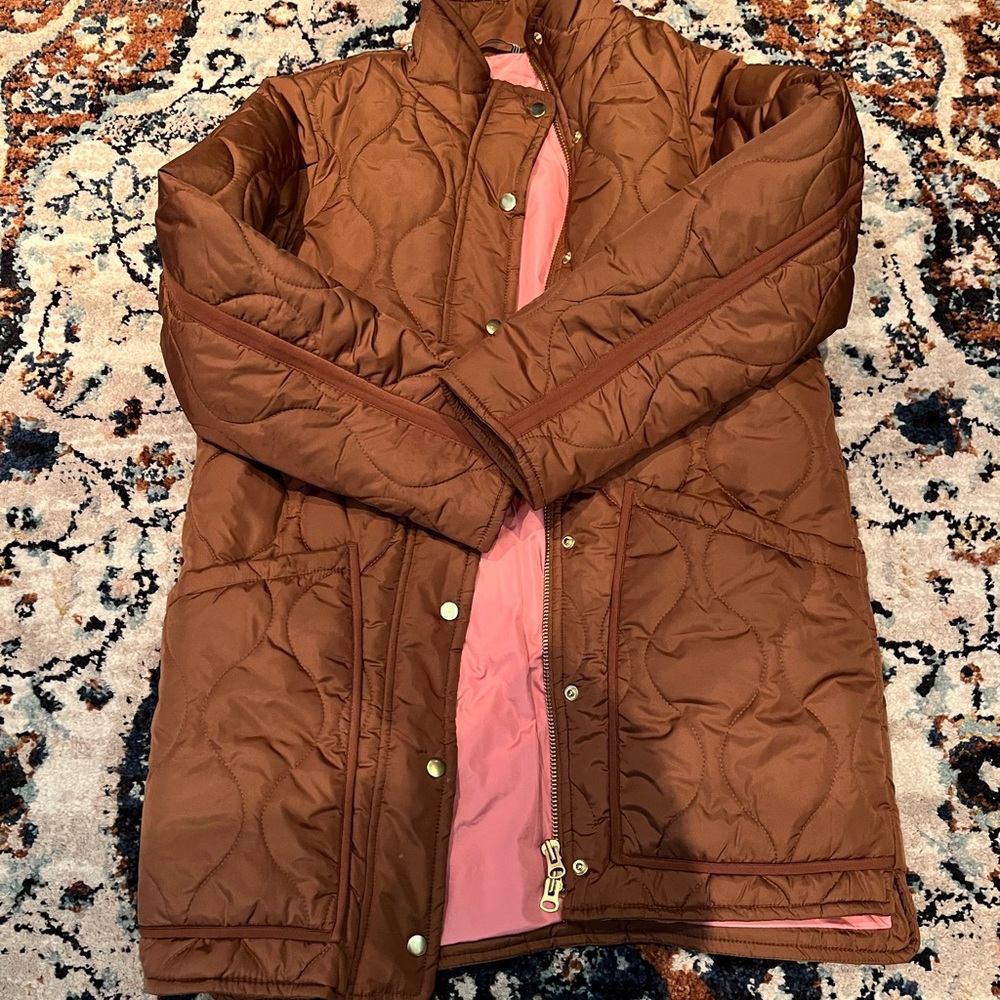 J. Crew Signature Quilted Puffer